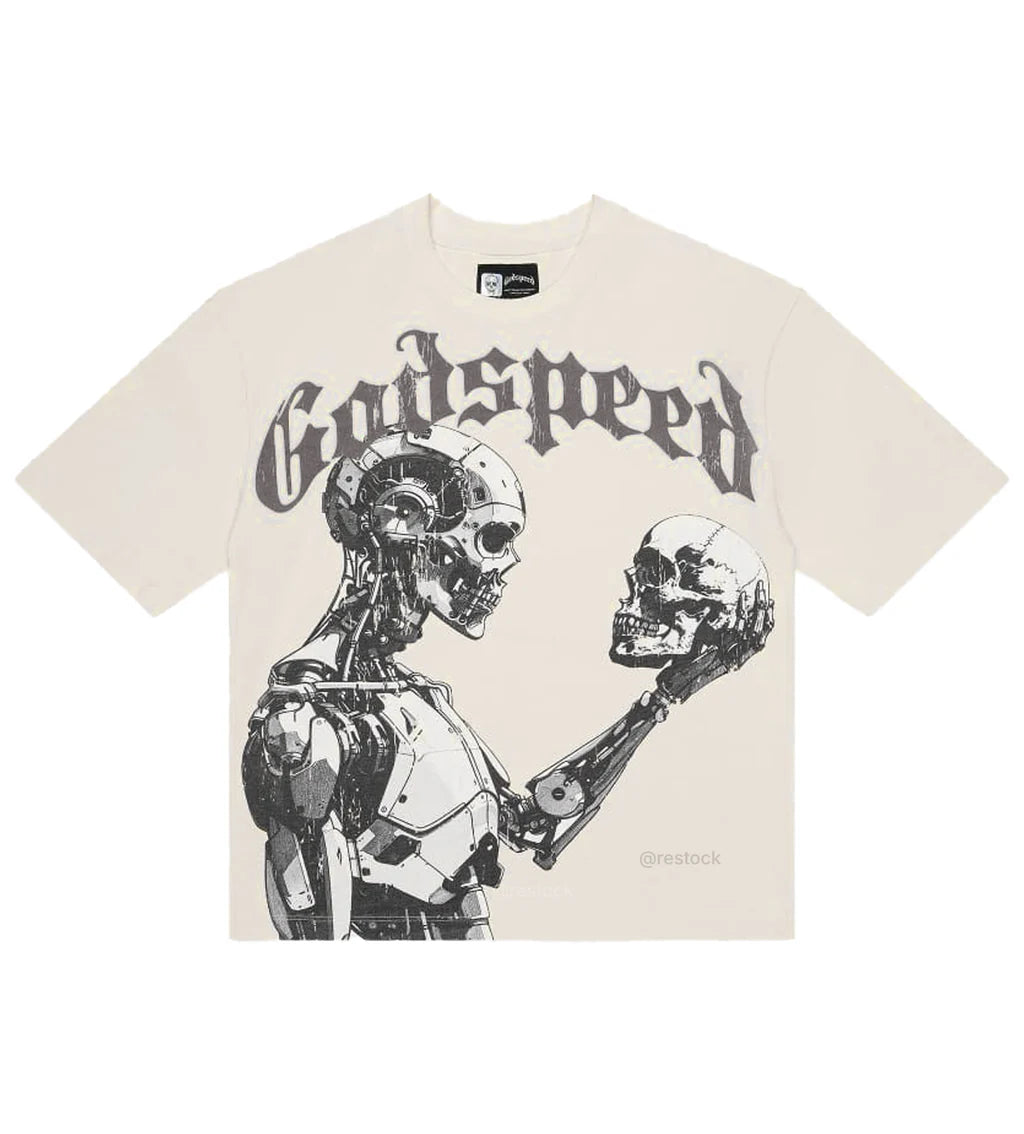 God Speed Mankind-Vs-Ai-Iii-Short-Sleeve-Bone-Black