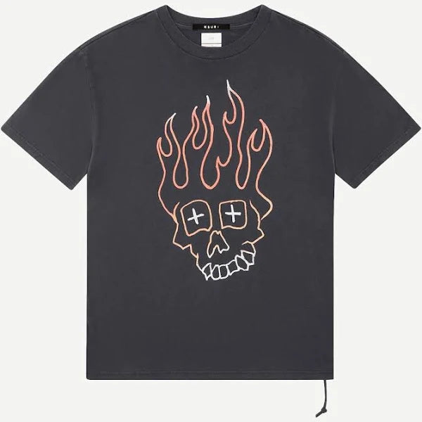 Ksubi Skull Biggie Tee Faded Black