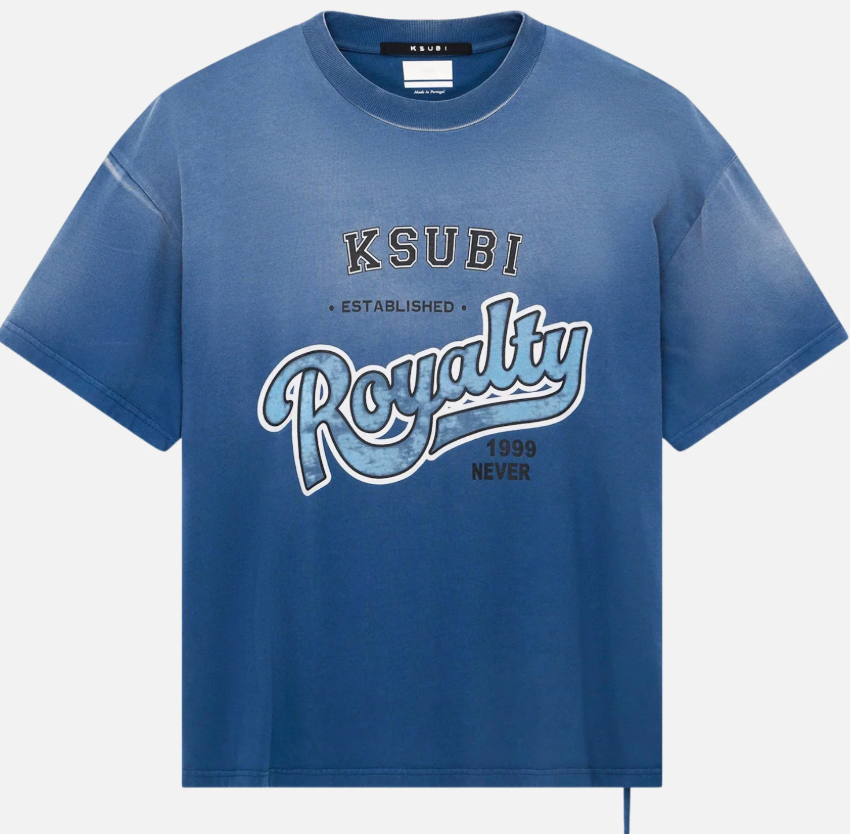 Ksubi Champions Ekcess SS Tee in Ink Fade