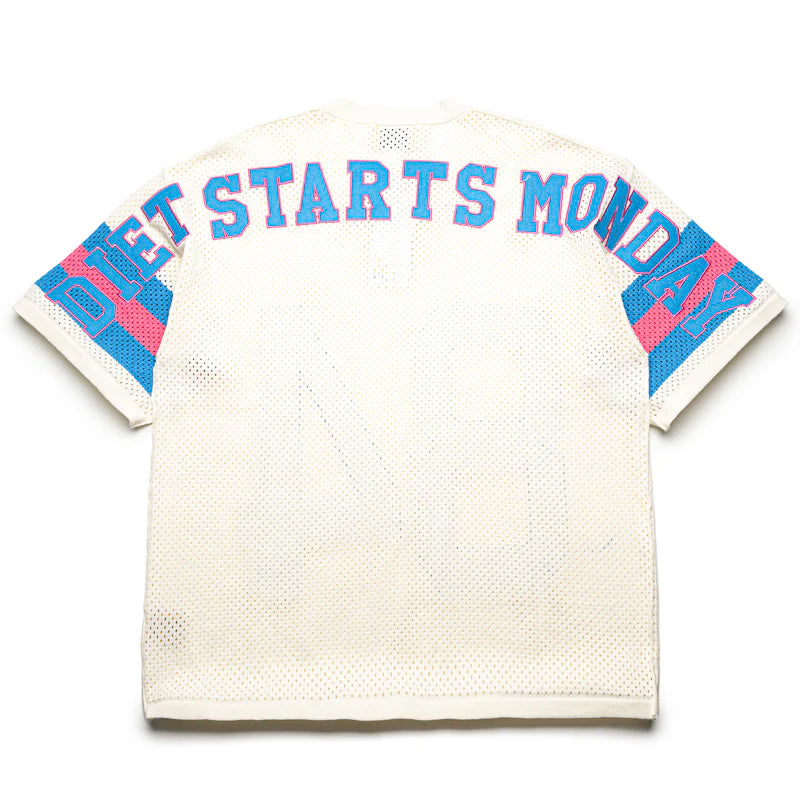Diet Starts Monday Knit Jersey Cream/Blue