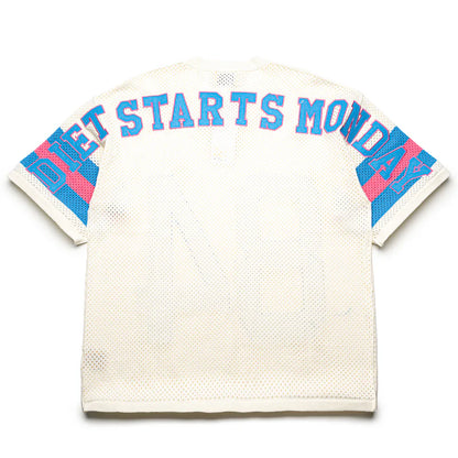 Diet Starts Monday Knit Jersey Cream/Blue