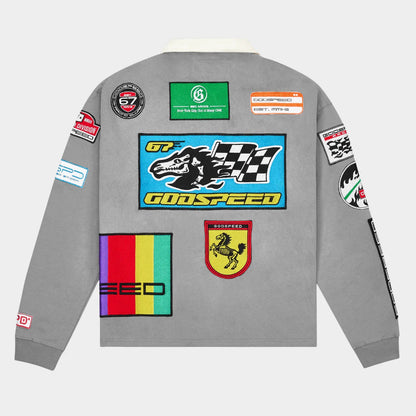 GRC Quarter Zip Polo (Grey)