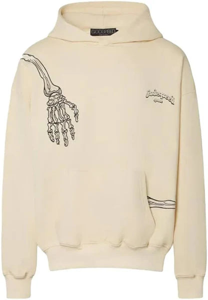 Godspeed Cream Skeleton 'ROD' Hoodie
