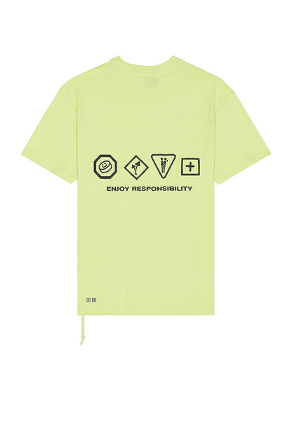 KSUBI - ENJOY BIGGIE SS TEE DAYLITE GREEN