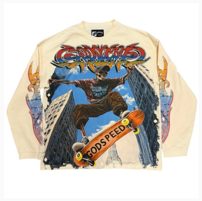 GODSPEED Ollie Ls T-Shirt-Bone