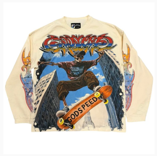 GODSPEED Ollie Ls T-Shirt-Black Wash