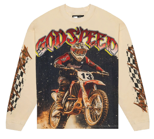 GODSPEED Full Throttle Ls T-Shirt Bone