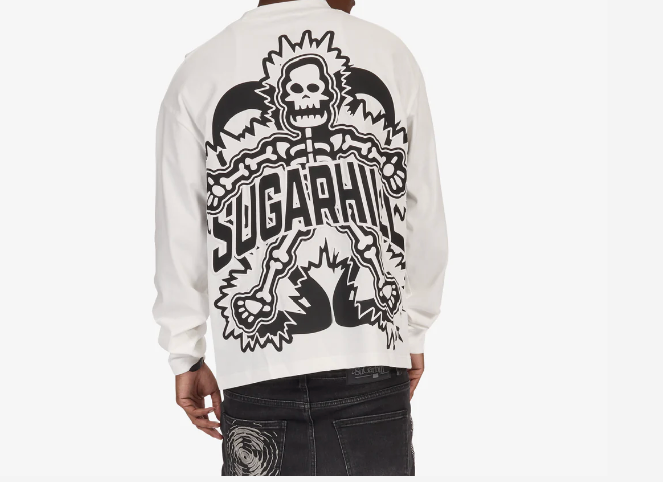 "Floating" Long Sleeve T-Shirt (white)