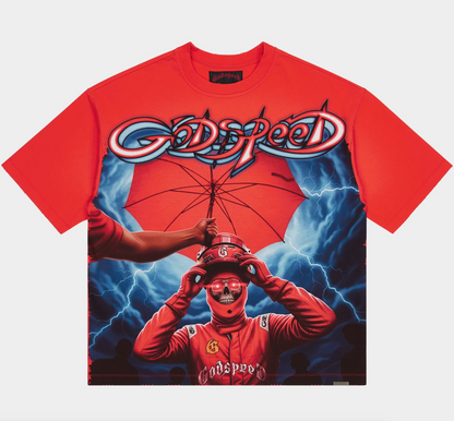 GODSPEED - SUPREME REIGN RED TEE