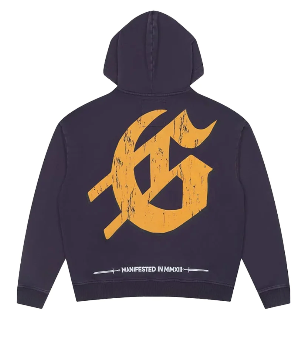 GODSPEED Chrome Liberty Zip Hoodie V2 Navy Wash