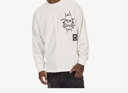 "Floating" Long Sleeve T-Shirt (white)